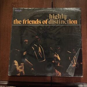 Adidas White and Black Vinyl Record